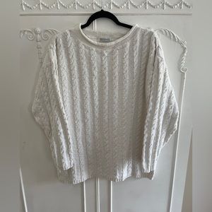 Erik Stewart cable knit sweater